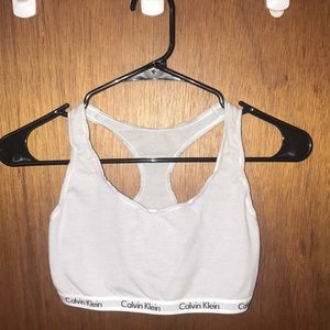 Calvin Klein stripped sports bra 💜